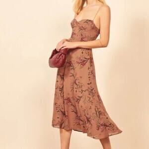 NWT Reformation Evangelista Floral Midi Dress 2